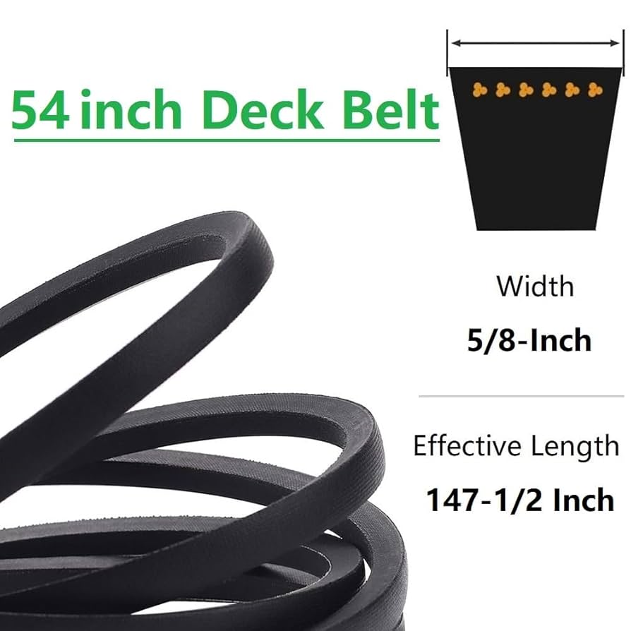 Amazon.com : Dylawnio 196103 54 Inch Deck Belt for Husqanra